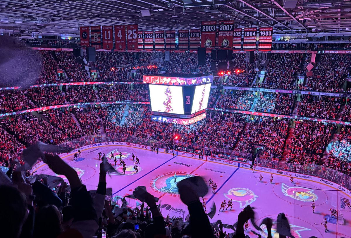 Down 3-0 REALLY sucks. But if you’re in the building today, do NOT take it for granted. Remember the 7 year drought. Expectations are higher for this club at this point — as they should be. But they’ve faced so much, we should be proud, and it’s not over yet.

Go Sens Go.