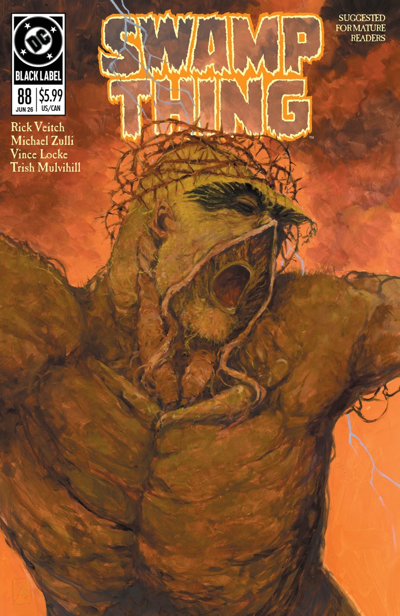 BuzzComics's tweet image. Preview de Swamp Thing 1989 #1 (of 4) / Swamp Thing #88 : l'épisode inédit par Rick Veitch, Michael Zulli, @VinceLocke et Trish Mulvihill chez @DCOfficial / @TheDNation #DCComics #Comics #DCBlackLabel #SwampThing buzzcomics.net/showpost.php?p…
