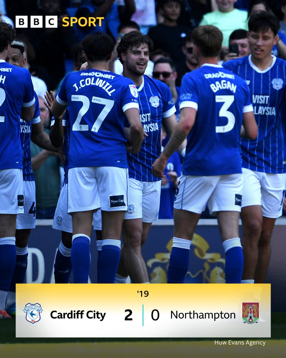 BBCSportWales's tweet photo. Too easy for Cardiff at the moment 🔥

Rubin Colwill sets up his brother Joel for the Bluebirds’ second ⚽

#BBCFootball https://t.co/gkcYy3uezF
