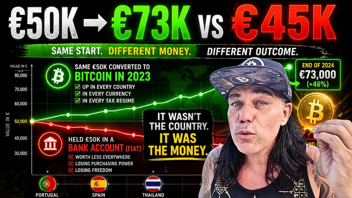 Diditaihuttu's tweet image. 5 Countries in 12 months Taught Me This About Freedom and Money!!

YouTube: youtu.be/LN1KblAXR4k

Rumble: rumble.com/v78zhe6-5-coun…

#bitcoin #freedom #money #travel