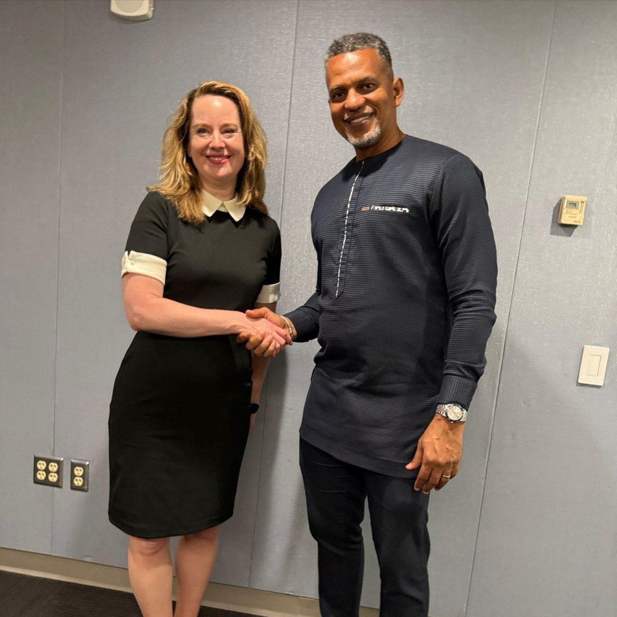 IOM_Caribbean's tweet image. @IOMchief DG Amy Pope met with Caribbean Development Bank President @DanielBestCDB  to discuss shared priorities on climate and disaster resilience, labour mobility, and inclusive development—grounded in strong Caribbean partnerships.
#IOM #Caribbean #CDB
