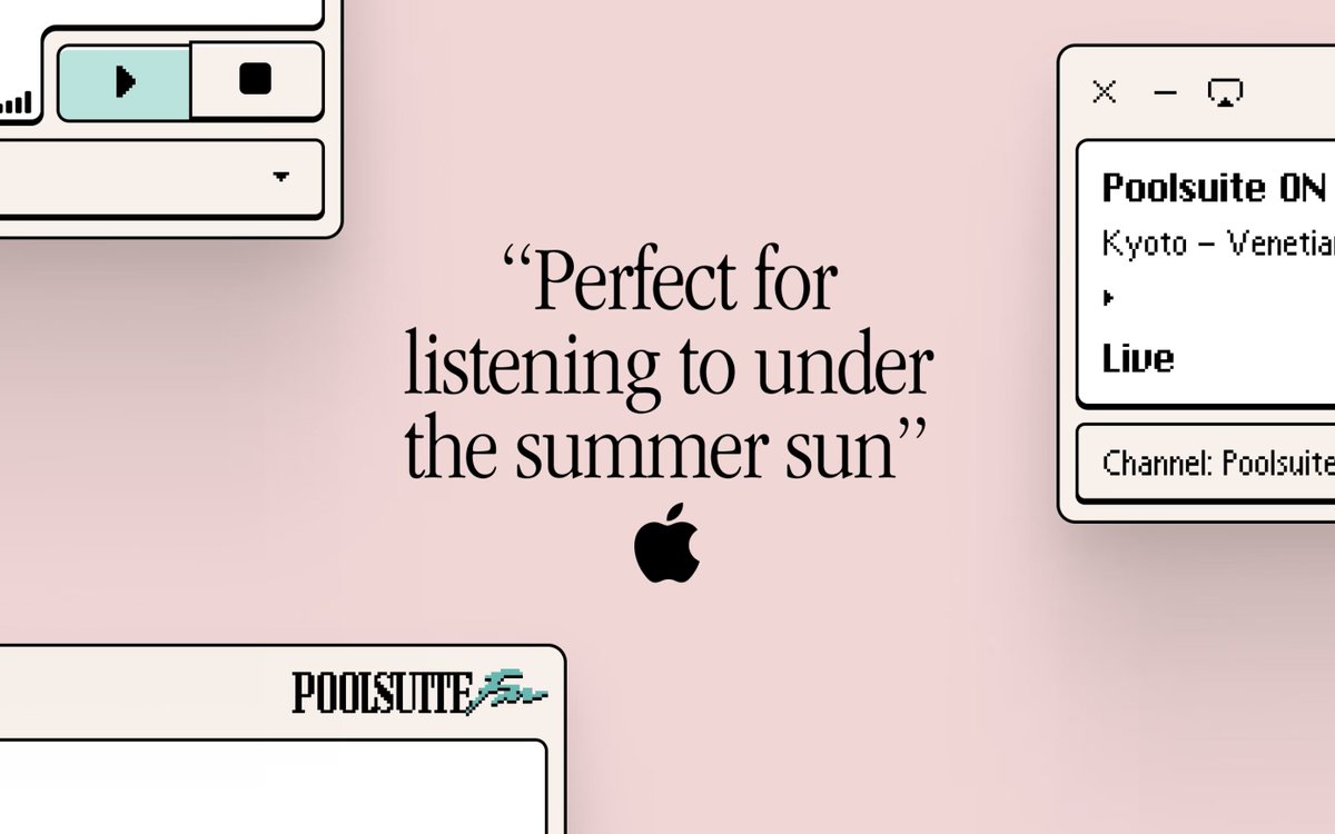 Poolsuite tweet media