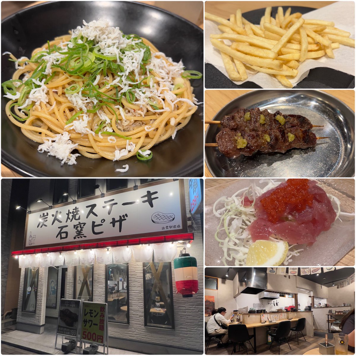 minaman8337's tweet photo. 島根遠征の旅…夜の部
勝利✌️＆祝杯🍻
ホテルの近くのお店へ
どれを頼んでも美味しい😋
 #茨城ロボッツ  #勝利  #祝杯  #イタリアン酒場肉処ももい https://t.co/XD9t78ES5P