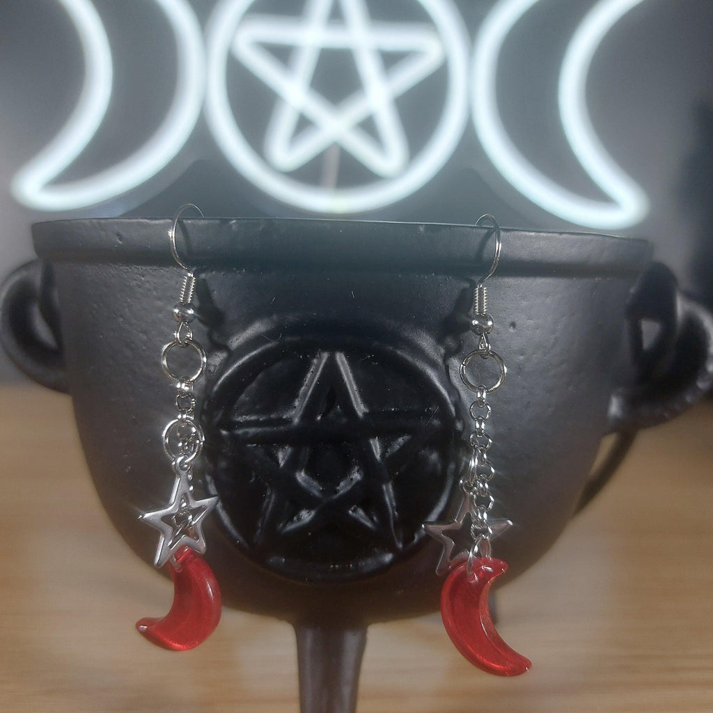 1118markets's tweet image. ✨ Elevate your style with our Red Glass Moon and Silver Star Dangle Earrings! Perfect for adding a celestial touch to any outfit. Grab yours now from 1118 MARKETS &amp;amp; EVENTS for only $15.00! 🌒⭐ Don't miss out—shop here: shortlink.store/15i0prfyqbwq #Earrings