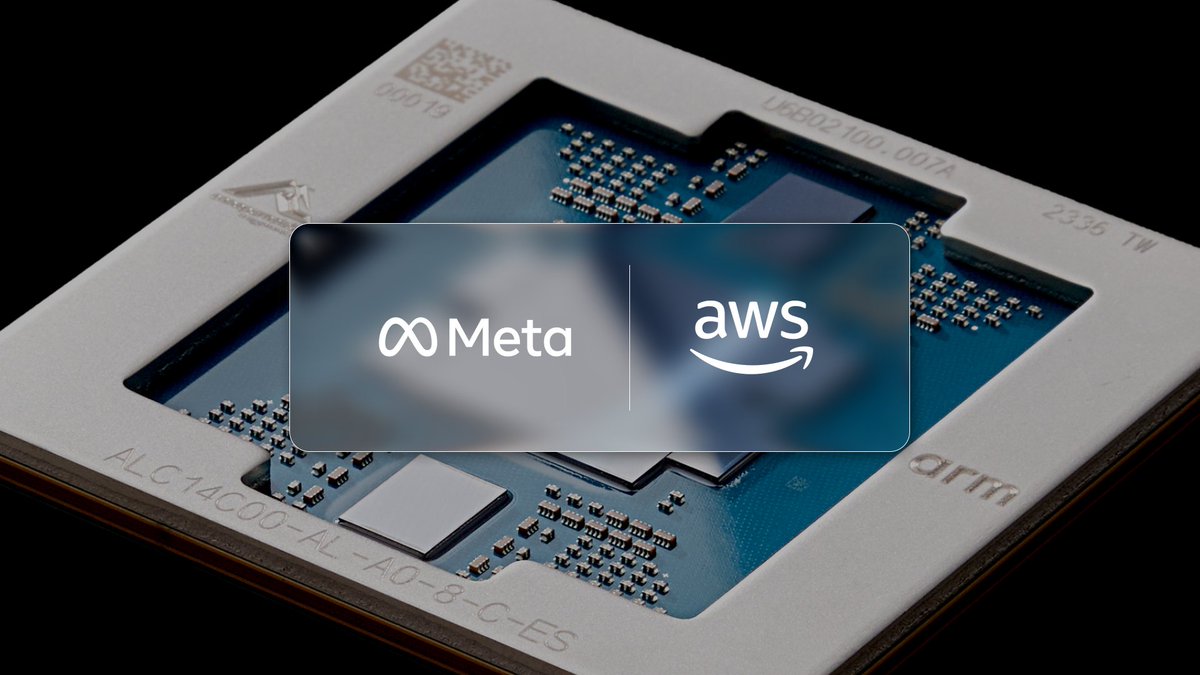 ArgentoInvestor's tweet photo. $META se asocia con AWS para usar decenas de millones de núcleos Graviton
Meta anunció un acuerdo para incorporar decenas de millones de núcleos AWS Graviton5 a su infraestructura de cómputo. Esto la convierte en uno de los mayores clientes de Graviton del mundo.

La razón: 

la IA agéntica exige mucha más CPU
Meta explica que su nueva generación de IA agéntica —sistemas que razonan, planifican y ejecutan tareas complejas— requiere más procesamiento de CPU, no solo GPU. Los Graviton5 ofrecen más velocidad de datos y mayor ancho de banda, claves para agentes que deben razonar continuamente.

Estrategia de infraestructura: diversificación total

Meta aclara que ninguna arquitectura de chip sirve para todas las cargas de trabajo. Su enfoque es una cartera diversificada:

Hardware propio.
Centros de datos propios.
Alianzas con proveedores cloud.
Selección de chips según cada tipo de carga. La Incorporación de Graviton encaja en esta estrategia.

El despliegue inicial será masivo y puede crecer

El acuerdo arranca con decenas de millones de núcleos, con posibilidad de expandirse a medida que escalen las capacidades de IA de Meta.

AWS aporta silicio diseñado específicamente para IA agéntica

AWS destaca que Graviton5 está optimizado para:

Cargas intensivas en CPU.
Inferencia.
Razonamiento continuo.
Escalabilidad global. La combinación Graviton + stack de IA de AWS potencia la próxima generación de agentes.

Meta refuerza su relación histórica con AWS

La alianza no es nueva: Meta ya usa AWS desde hace años. Este acuerdo expande esa relación hacia el uso de silicio personalizado de Amazon para IA.

Objetivo final: 

Escalar Meta AI y experiencias agénticas para miles de millones.
Meta afirma que esta alianza es clave para sostener el crecimiento de Meta AI y de las experiencias agénticas que servirán a miles de millones de usuarios. Buscan eficiencia, flexibilidad y velocidad de despliegue.