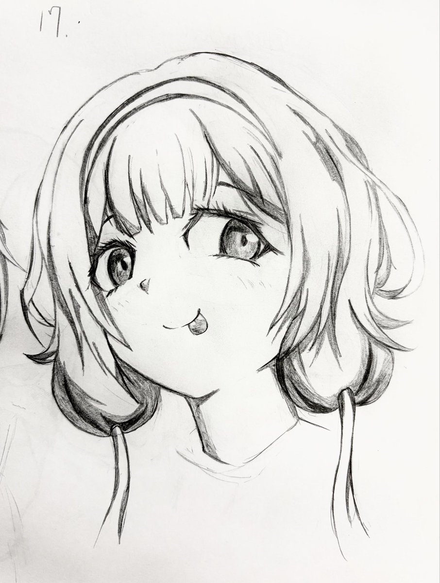17日目
舌だしゴ様
自分的には違和感抑えられたかと
正面絵も練習ですね