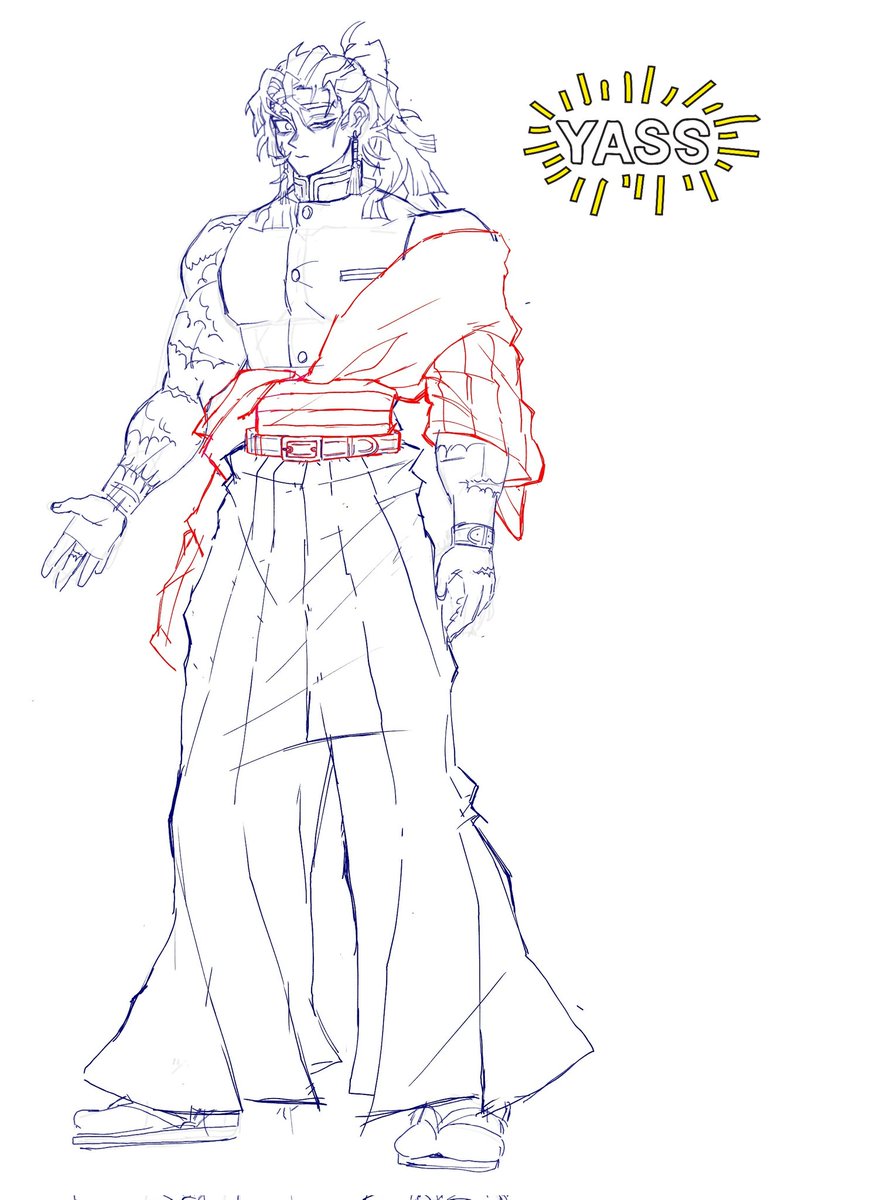Haruto full body sketch (finally!!!) wip
Kny oc