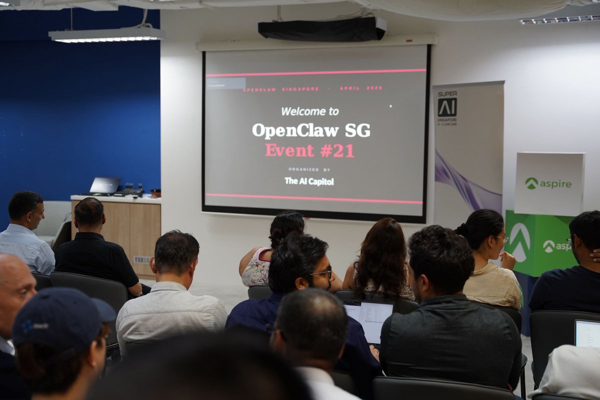 OpenClaw Singapore 🦞 tweet media