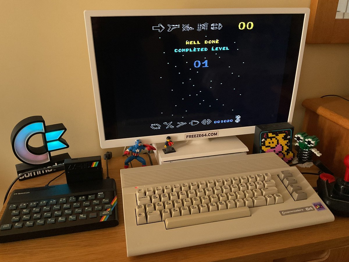 FREEZE64UK's tweet image. Time for one of my favourite budget blasters, I,BALL from Firebird on the #Commodore64 #C64