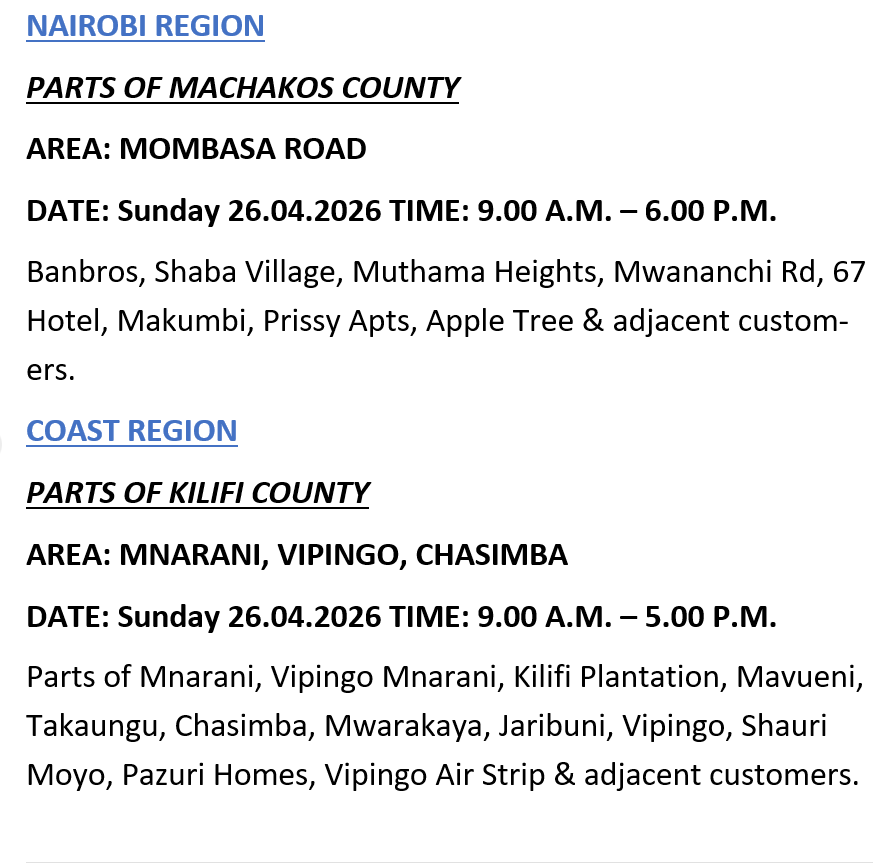 Kenya Power tweet media