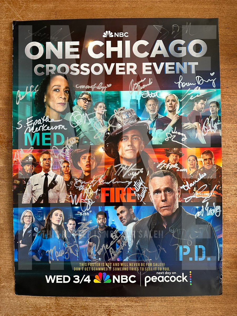 haiIeyhalstead's tweet image. So something pretty special arrived in the mail today… my #OneChicago
Crossover Poster signed by the cast!!

I’M SCREAMING IN LIKE 8 DIFFERENT LANGUAGES 😭❤️ 

I have no idea how I got this lucky. This is insane! I’m so grateful🥹 Thank you @NBCOneChicago I’ll cherish it forever