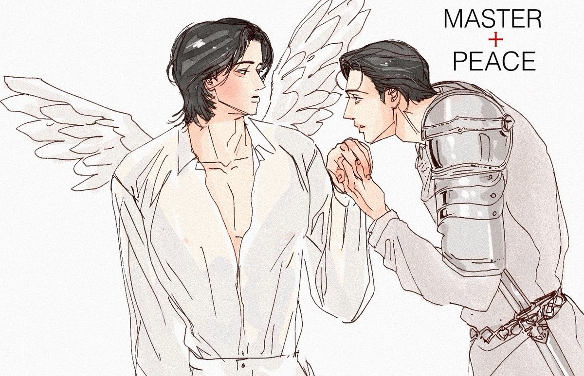 #주의평화 #팬아트 인철+평화