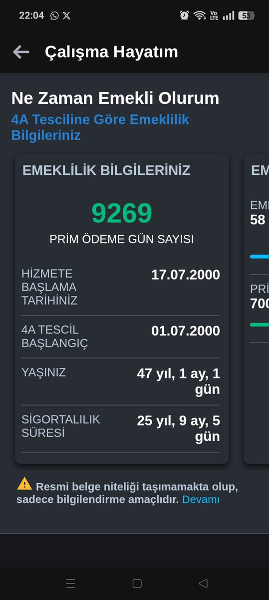 <a href="/mihribanugurluu/">Mihriban UĞURLU ⚖️</a> Ben 79 doğumluyum . Benden 3 yaş küçük hanımefendi Emekli❗9️⃣2️⃣6️⃣9️⃣ gün primim var insaf ❗Bu adaletsizliğe sebep olan, çözüme engel olan ve görmezden gelenlerin iki cihanda yüzü gülmesin❗Özellikle de cevap yazan bilinçli kötülerin.
#KademeHakkınıAlacak
