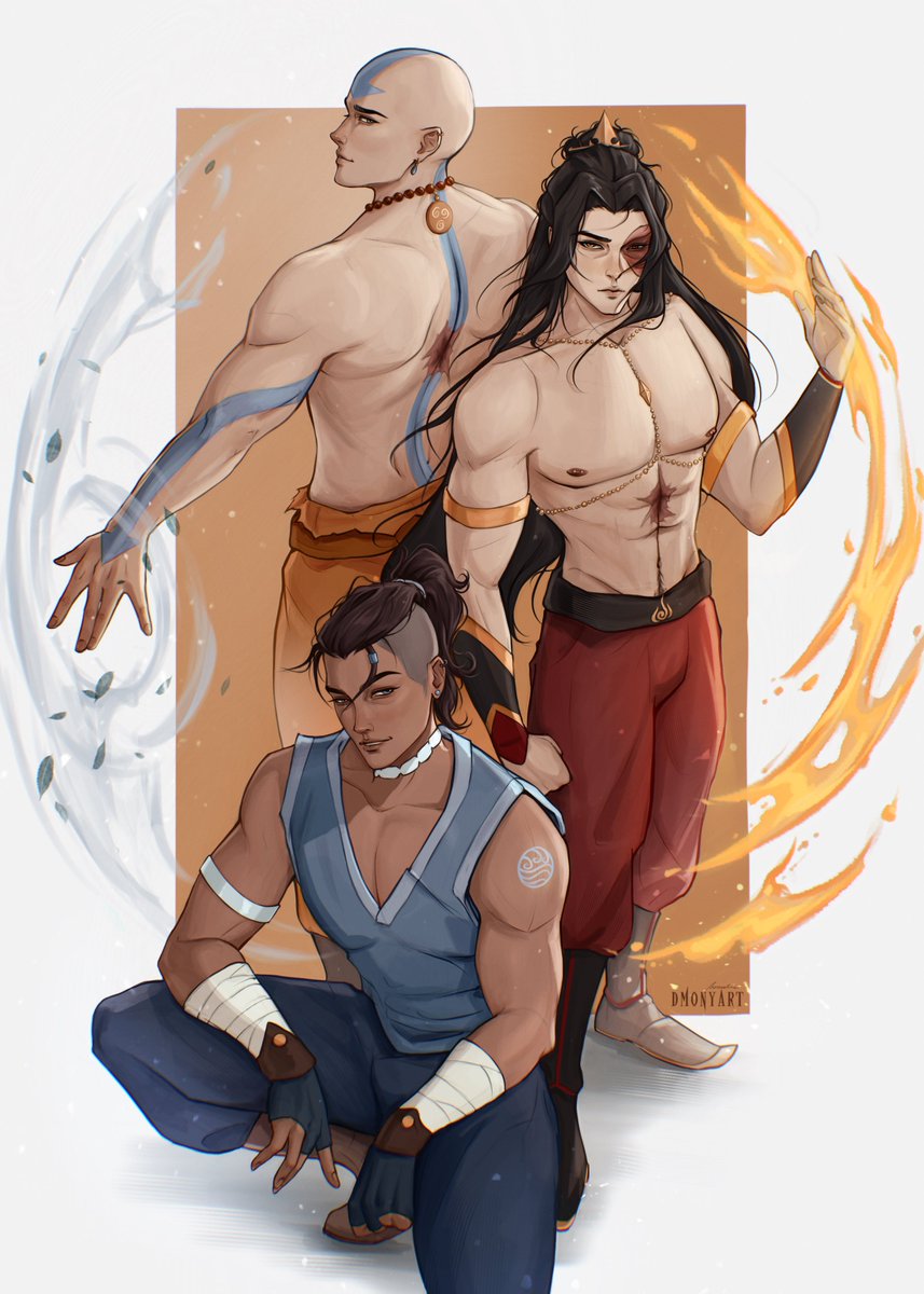 Big Three ⋆˚࿔
#zuko #sokka #aang #atla