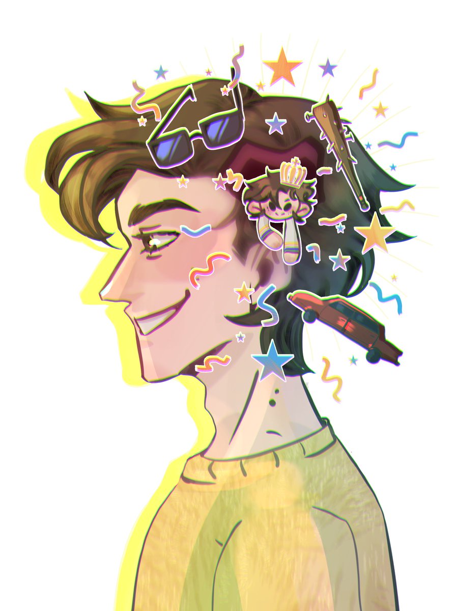 BariArtist's tweet image. Have you ever wondered what's in a person's head? 🤯
 #strangerthings #steveharrington #st