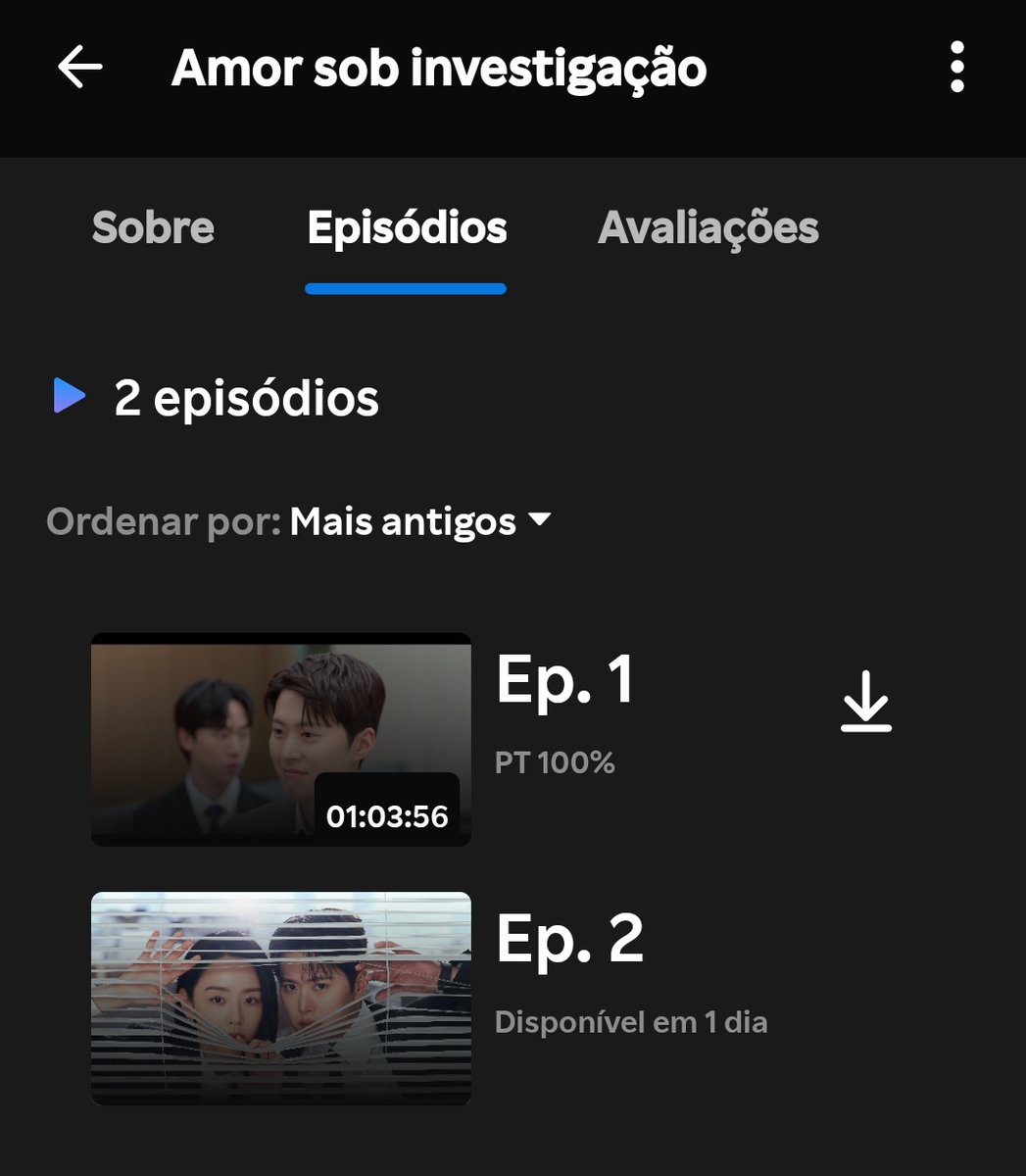 Salete_Santos26's tweet image. Já está disponível 🫠 ❤️
Sair daqui pra não ver spoiler, pois só posso assistir mais tarde 🙃
#FilingForLove #AmorSobInvestigação #Viki