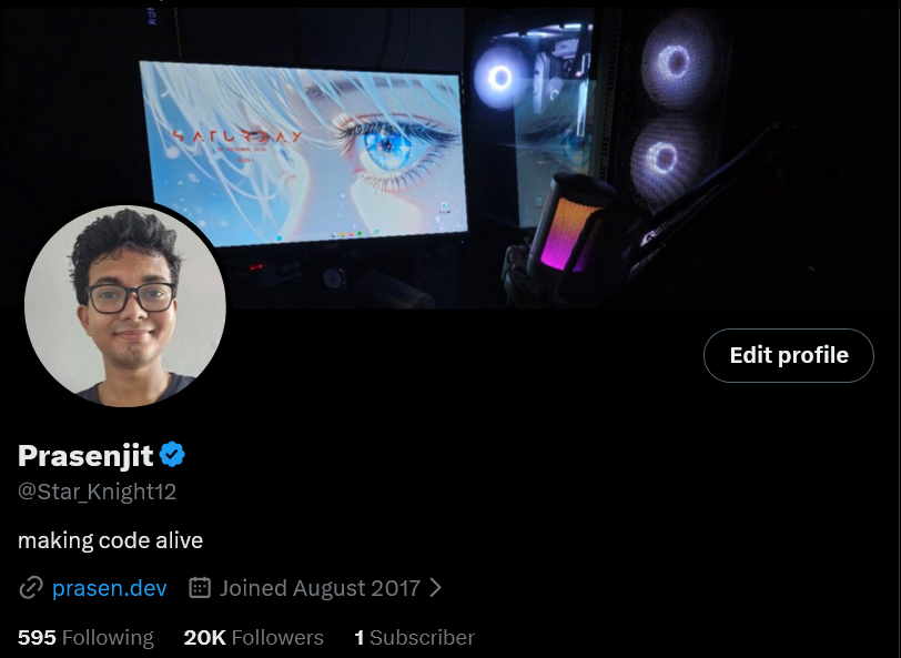 Prasenjit tweet media