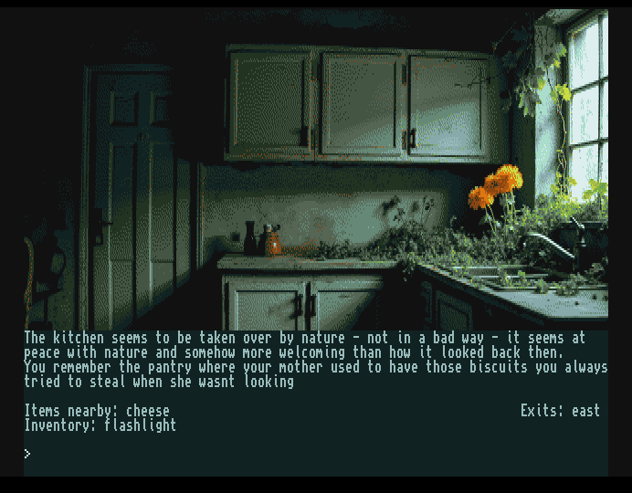 RemanenceGames's tweet photo. #screenshotsaturday goes by so quickly. The Kitchen in the Doll Maker is way older!
https://t.co/c80Aw7L63T
#amiga #retrogaming #indiegamedev #indiedev #textadventure https://t.co/IBEKIZJOvo