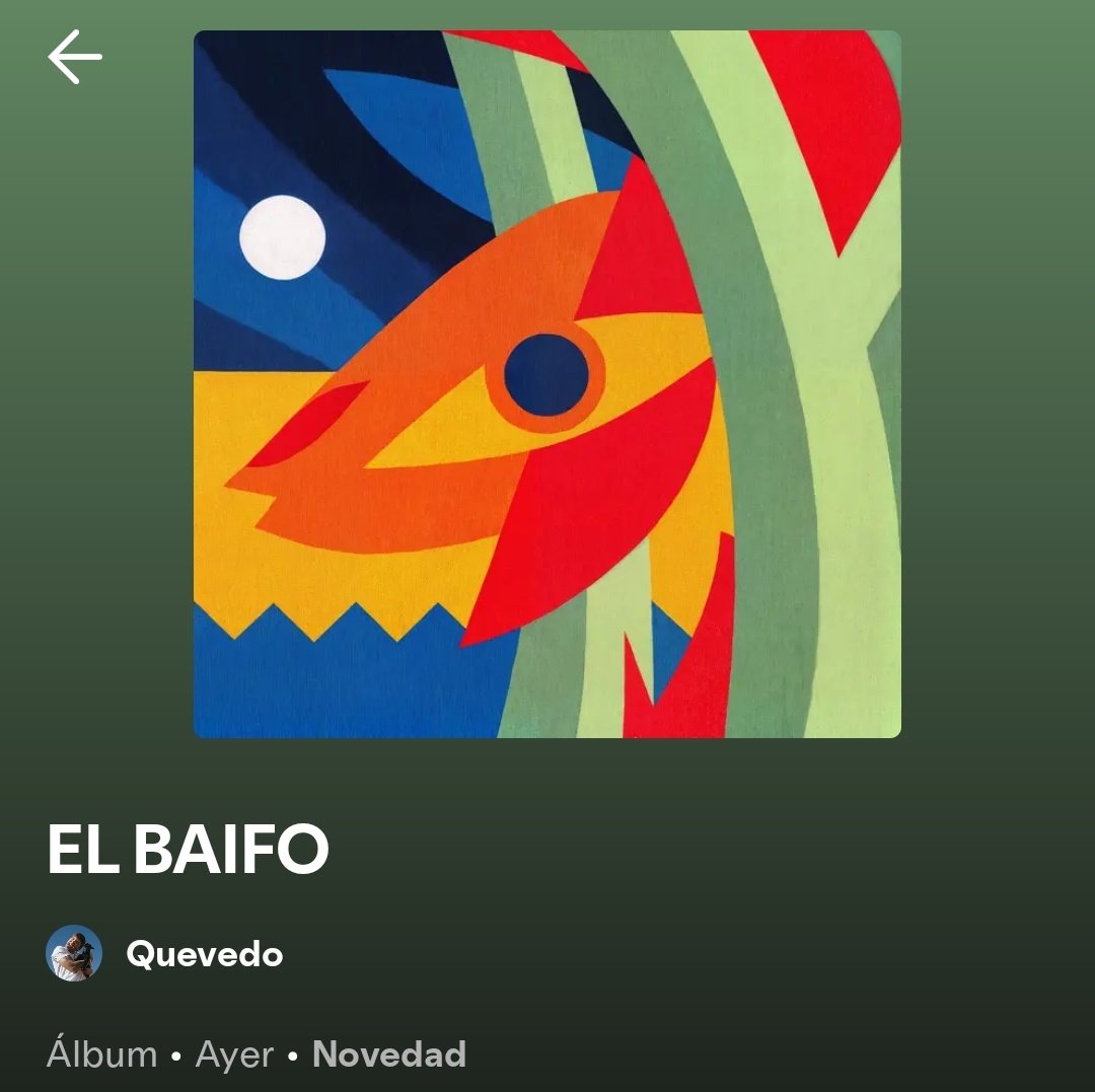 Es una maravilla. Quevedo nunca falla un palo.

Tercer album del canario. Una perfección en toda regla.

Gracias por este regalo, <a href="/pedrodquevedo/">QUEVEDO</a> ❤️
