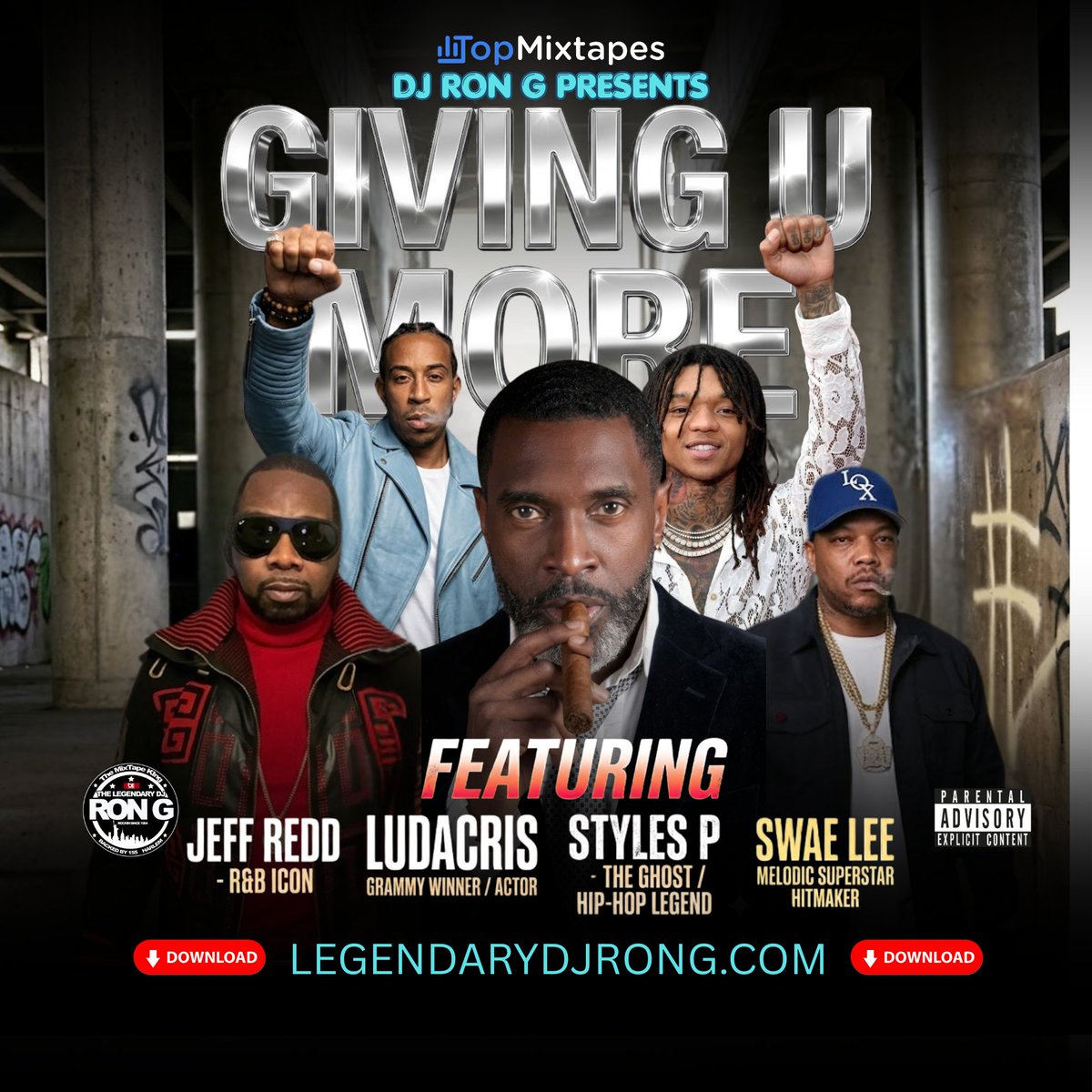 MIXKING155's tweet image. DJ RON G PRESENTS - GIVING U MORE
#DownloadNow #NewMixtapeAlert #StreamingNow
STREAM - topmixtapes.com/mixtape/69L0vI…
STREAM &amp;amp; DOWNLOAD LINK: legendarydjrong.com
STREAM &amp;amp; DOWNLOAD: coast2coastmixtapes.com/mixtape/giving…
STREAM - audiomack.com/mixkingenterta…
DOWNLOAD LINK: we.tl/t-BkSzrShNb3mu…