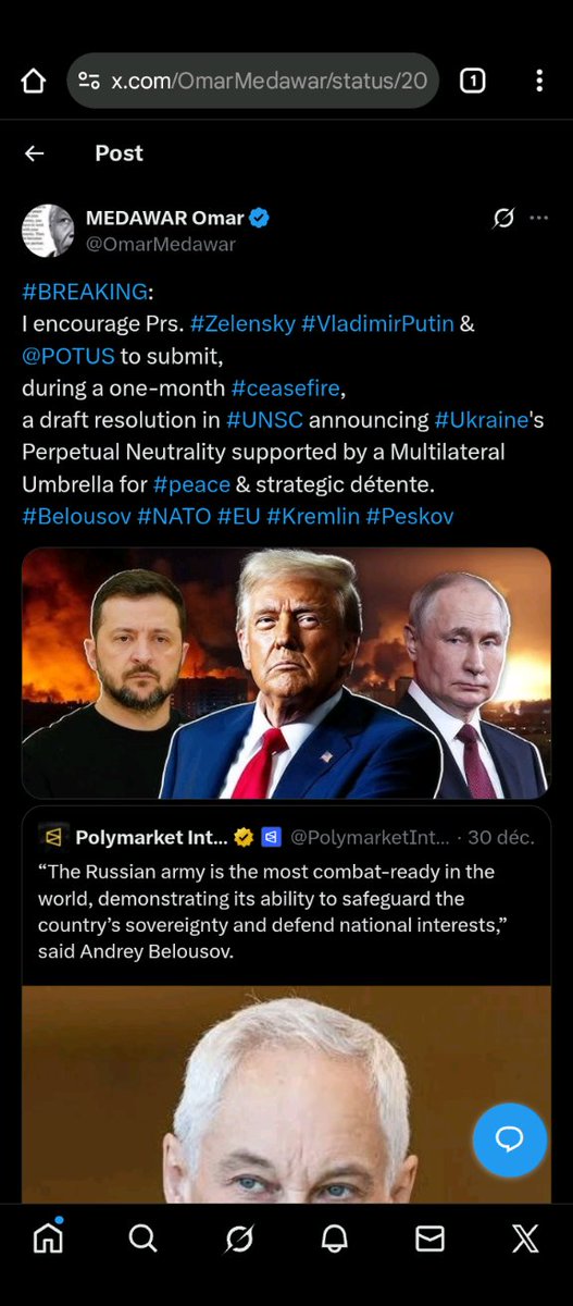 OmarMedawar's tweet image. #BREAKING🕊️
The reconstruction of areas devastated by war &amp;amp; the return of #refugees require the creation of #DMZ &amp;amp; #FTZ supported by a multilateral framework promoting strategic détente &amp;amp; the lifting of sanctions. 
@WhiteHouse #Kremlin #G20 #Ukraine #VladimirPutin #Peskov #Russia