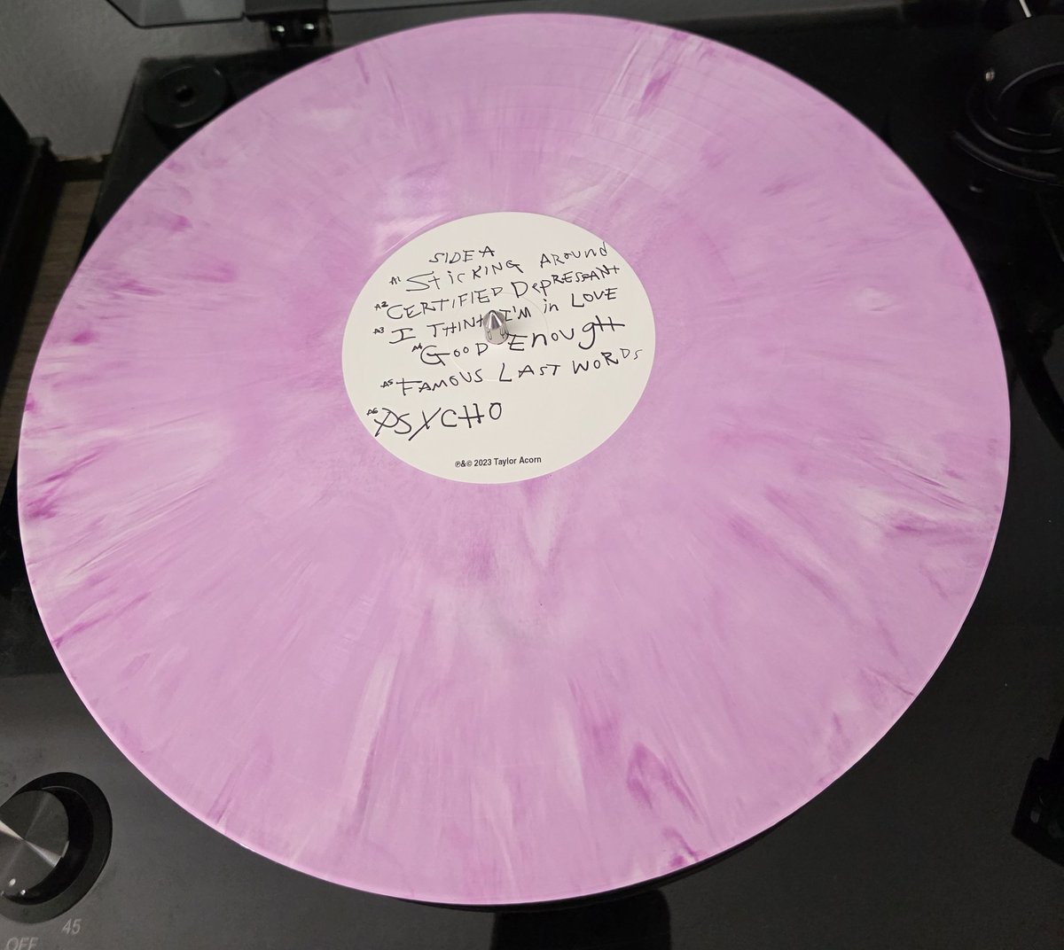 PenningWyse's tweet image. @tayloracorn rocks! 🤘 I happily snatched up this signed re-release of "Certified Depressant"!

#vinyl #vinylcollection #vinyladdict #musicmakestheworldgoround #vinylrecords #TaylorAcorn