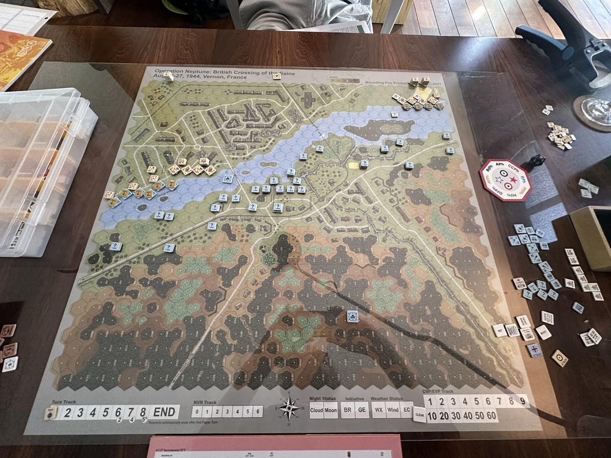 luba's tweet image. Let’s go for 6 days of play! Operation Neptune Campaign Game. #asl