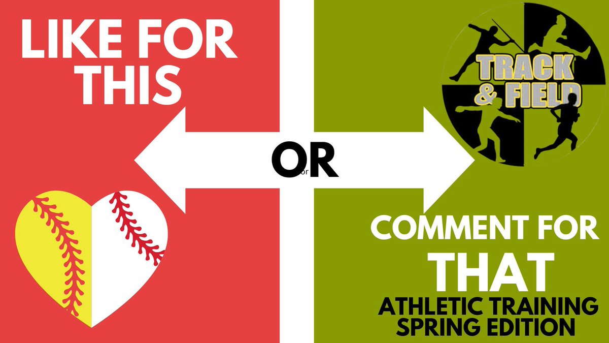 WSATA's tweet photo. THIS or THAT:
LIKE for baseball and softball or COMMENT for track🥎 🥎 👟 https://t.co/mf1CaGFQA6