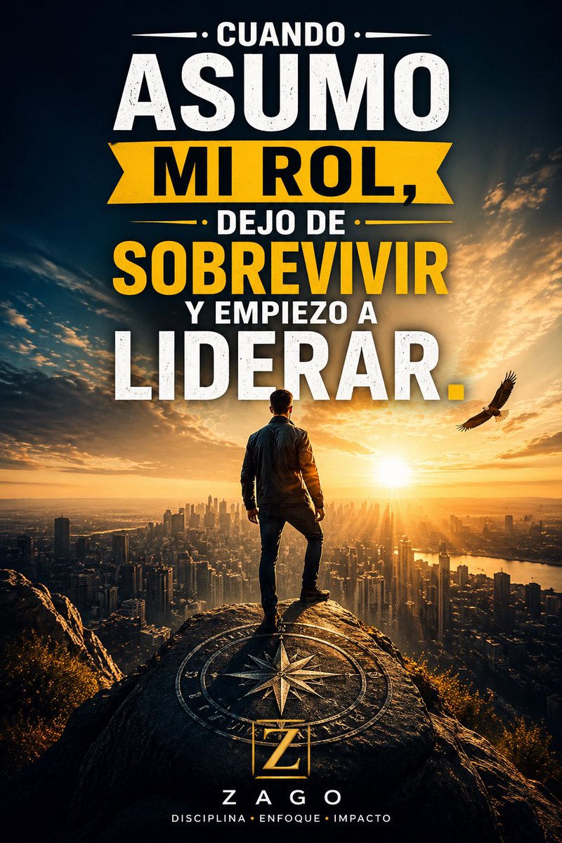 florentinozag's tweet photo. Cuando asumes tu rol, dejas de sobrevivir y empiezas a liderar.

No eres tus circunstancias.
Eres quien decide qué hacer con ellas.

Hoy: pausa, decide y actúa.

#Liderazgo #Disciplina #Mentalidad https://t.co/iexNc0f0oX