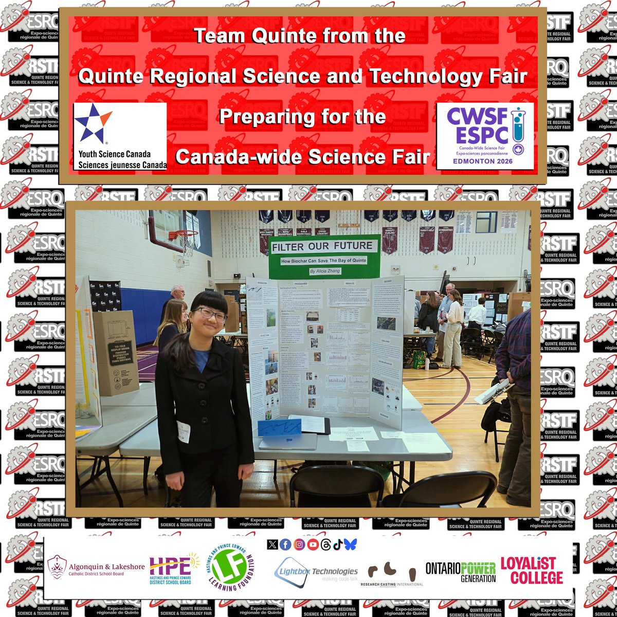 QRSTF's tweet photo. Team Quinte Preparing for the 2026 Canada-wide Science Fair in Edmonton in May.  @qrstf https://t.co/aEwVYsfWsl https://t.co/VTUxzcMLIw