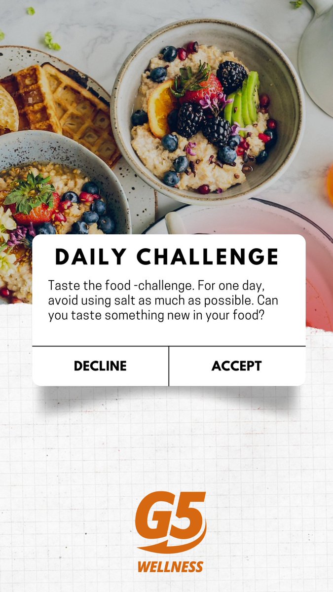 G5Wellness's tweet image. Do you want a daily fitness reminder?

#fitness #Challenge #getbetter