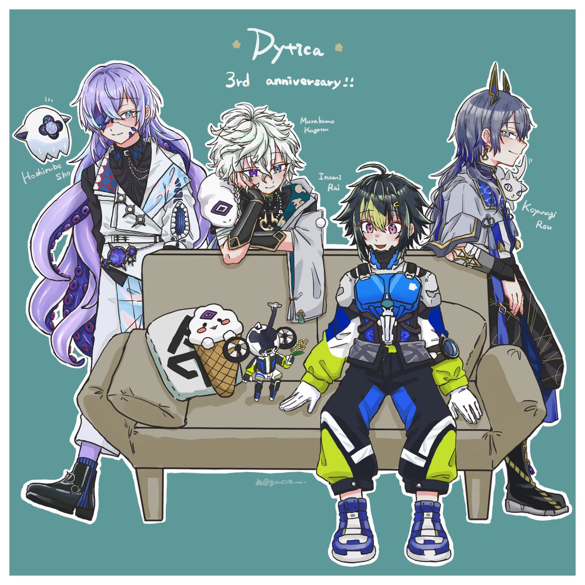 ⋆⭒˚.⋆#Dytica3周年⋆⭒˚.⋆