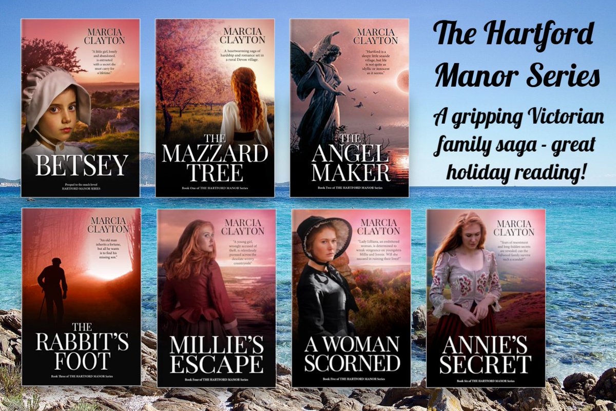 MarciaC89111861's tweet image. The Hartford Manor Series - a captivating family saga set in Victorian Devon. Guaranteed to keep you turning the pages.
mybook.to/Betsey
viewauthor.at/MarciaClayton
#romanceseries #strictlysagagirls #Victorian