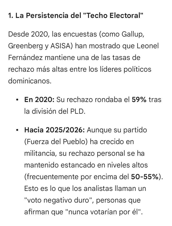 Leonel Fernández apuesta a que la sociedad dominicana le de la oportunidad de ser presidente de nuevo, pese a que la taza de rechazo supera el 50% de las opiniones