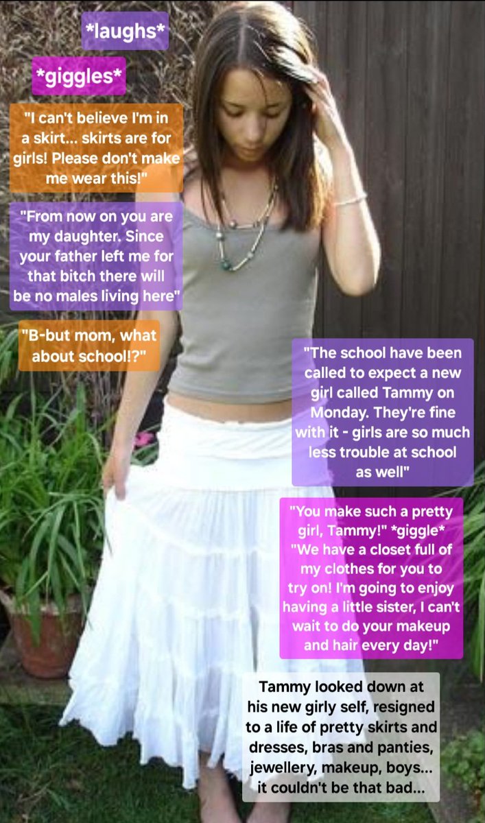 TammyLovisa101's tweet image. #skirt #daughter #pretty #girl #sissy #feminized #sister #crossdressing #captions #cute