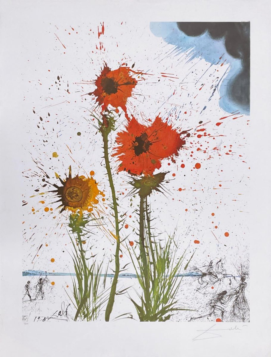 LuizSantosMusic's tweet image. 'Spring Explosive’ - 1965. by SALVADOR DALI 
#art #arts #finearts #painter