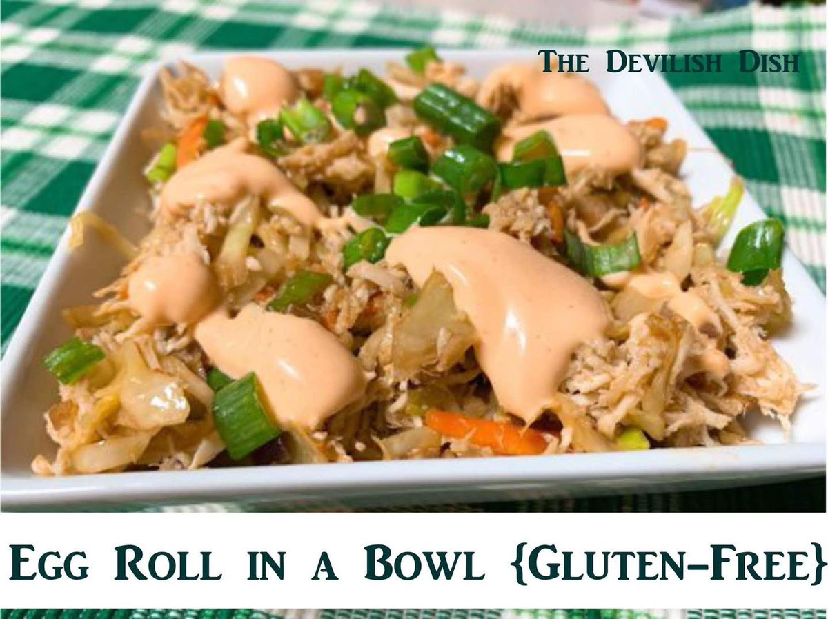 Spring is here and I love a lighter meal served on the patio. EGG ROLL IN A BOWL features your favorite Asian appetizer flavors minus the wrapper. It’s light, but filling and makes leftovers for lunch! 

thedevilishdish.blogspot.com/2020/02/egg-ro…

#eggrollinabowl #glutenfreerecipes