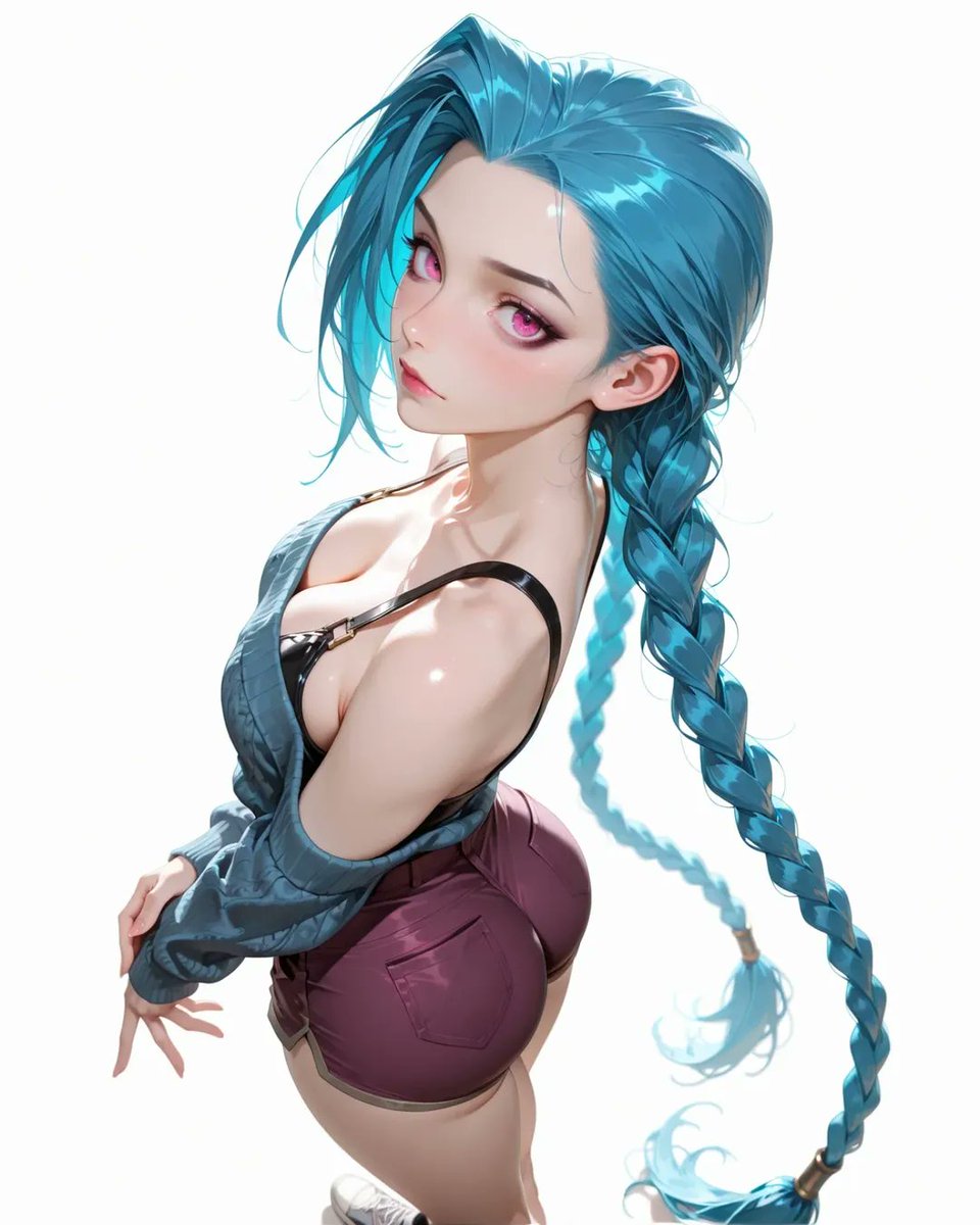 perfect_da88394's tweet photo. Jinx #jinx #leagueoflegends #arcane #aiart #animeart https://t.co/0lm5Gcyp0J