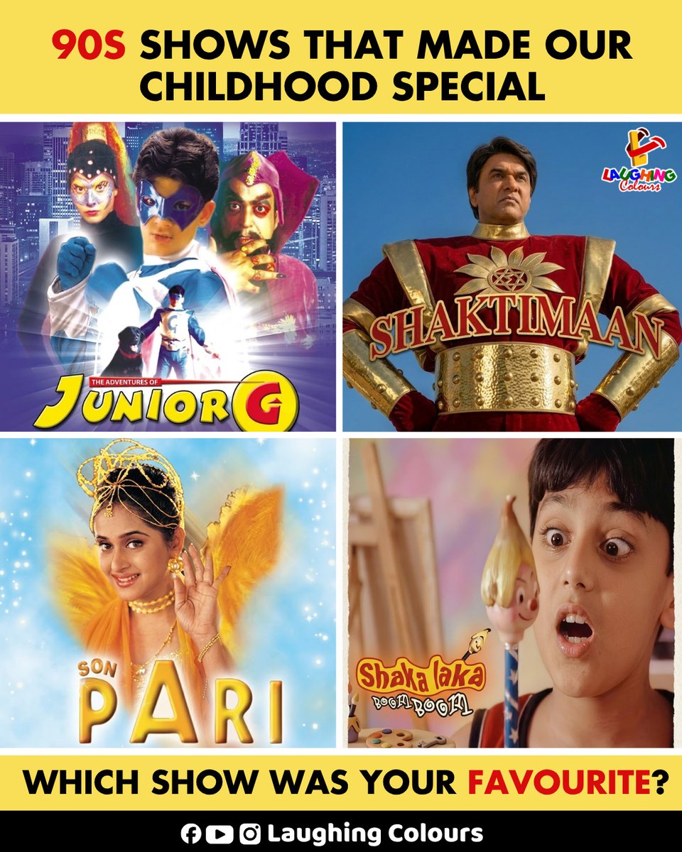 LaughingColours's tweet image. 90s shows we loved 📺

#90sKids #Nostalgia #TVShows #Childhood