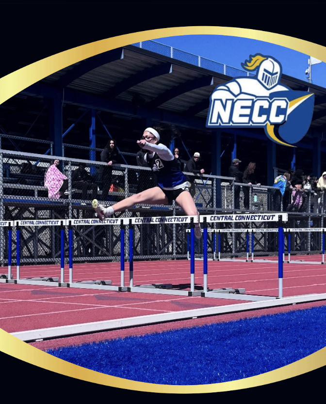 NECCKnightsTF's tweet photo. At the CCSU Invitational, the women's team placed 9th out of 14 teams. Maci Abbatessa was 8th in shot put and javelin. The 4x100 relay team finished 4th. Janelis Uviedo broke her own school records in both the 100m hurdles (19.88) and 400m hurdles (1:16.57). https://t.co/K6Rwajbqwr