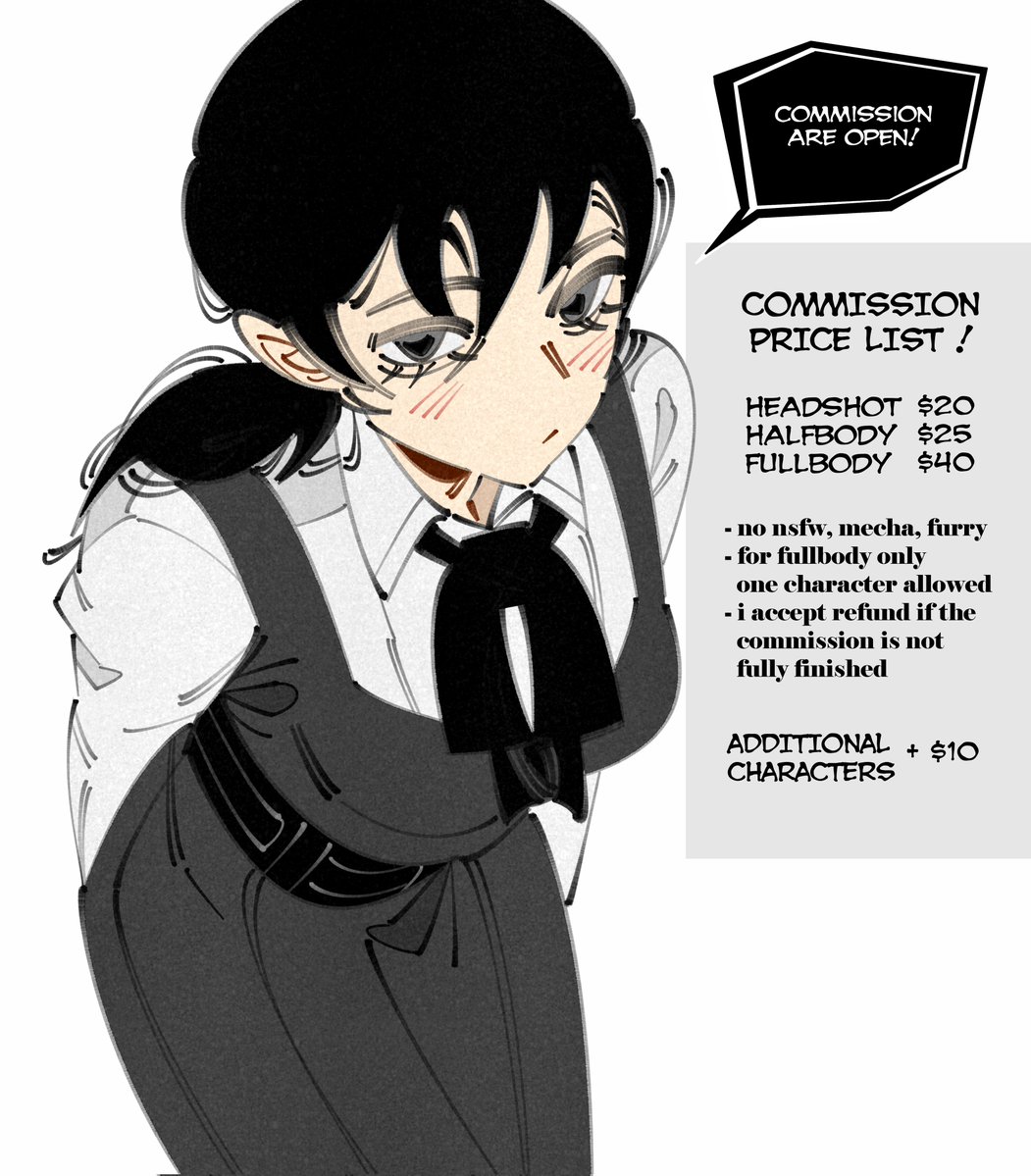 comms request are open!! im accepting as much as i can message for more details if you interested ^^