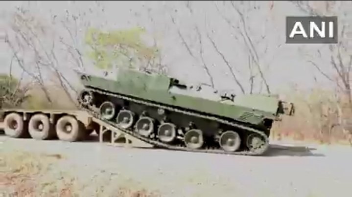 People didn't pay much attention to this turretless variant . An MT-LB like platform that can be modified into a number of different things 
Rocket/ATGM launcher 
Ambulance 
SAM 
Drone launcher 
Mobile Command centre 
Mortar Carrier 
BFSR 
Engineering Vehicle 
Logistics carrier