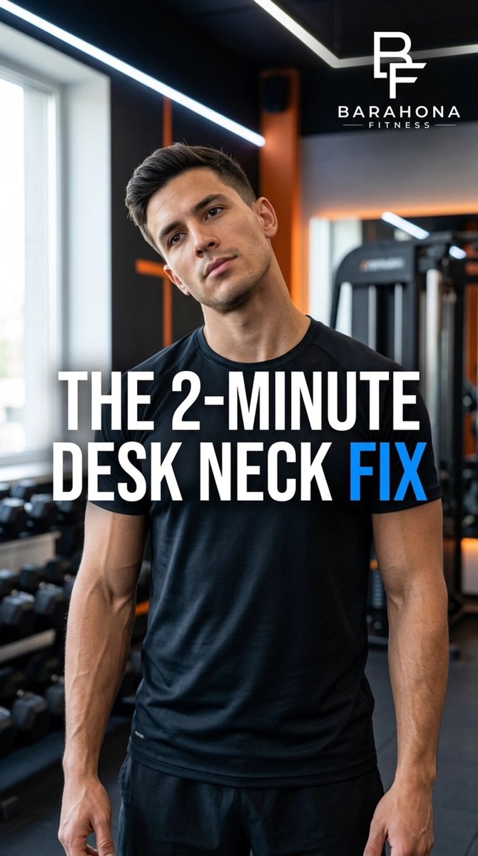aldothetrainer's tweet photo. Your desk job is killing your posture...

Fix it in 2 minutes:
• 10 Chin Tucks
• 30s Trap Stretches
• 10 Scapular Squeezes

Stop being a prisoner to your body. 

Share this with a coworker. DM 'MOBILITY' for a custom plan.

#Mobility #NeckPain #Posture #Fitness https://t.co/R1Ag7VopYu