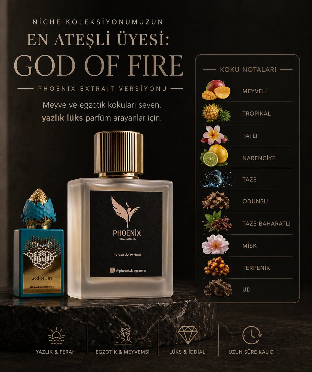 Vch_B_E's tweet photo. Niche koleksiyonumuzun en ateşli üyesi #godoffire
Yazlık, dikkat çekici efsane bir parfüm kullanmak isteyenler meyve temalı parfüm sevenler kaçırmasın 🔥
https://t.co/03ttctMcw4
#muadilparfüm #kalıcıparfüm #imzakoku https://t.co/tDs357vMsU
