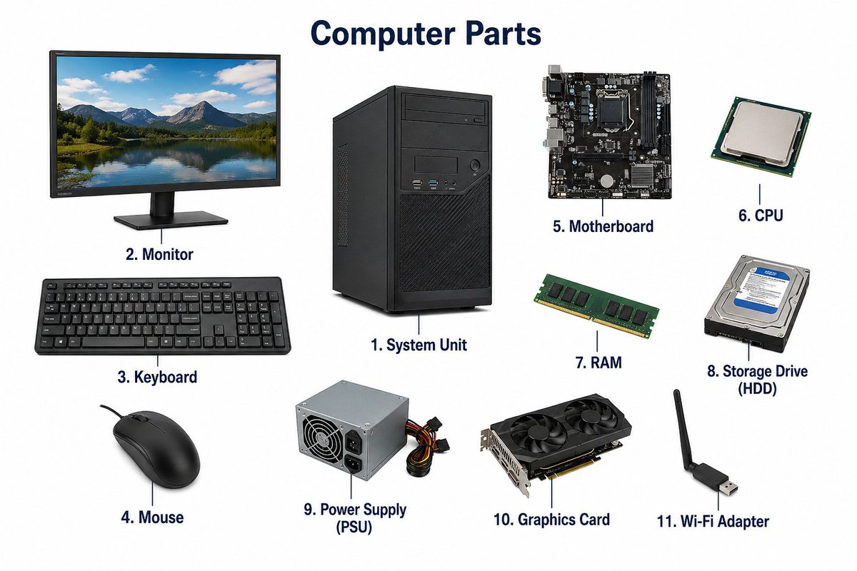 litempowerspt's tweet photo. Understanding hardware components like monitors, keyboards, and CPUs builds technical awareness. Knowing how devices function encourages curiosity and care. IT knowledge starts with the basics.
#devicedonation #LITEmpowerment #DigitalInclusion
https://t.co/4FyxMvleiV https://t.co/W5wAmgOlay