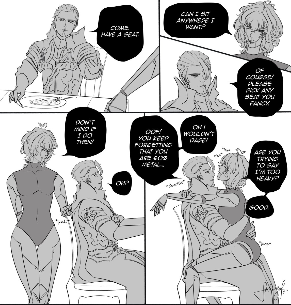 Technically and practically… this also counts as a seat, don’t you agree?✨️

#FFXV #FF15 #Verstael #ヴァーサタイル #ffxvoc #yumeship