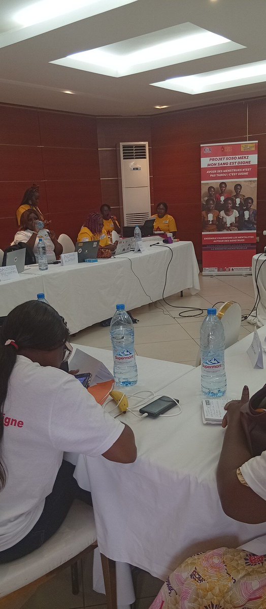 herlard's tweet photo. #Sosomeki
#Monsangestdigne
Fin du séminaire de deux jours sur la santé menstruelle. Merci à tous les participants et aux différents intervenants pour la qualité des exposés.
@EreAfrica @fosfeminista @Afd https://t.co/iQ5K2Ut2SK