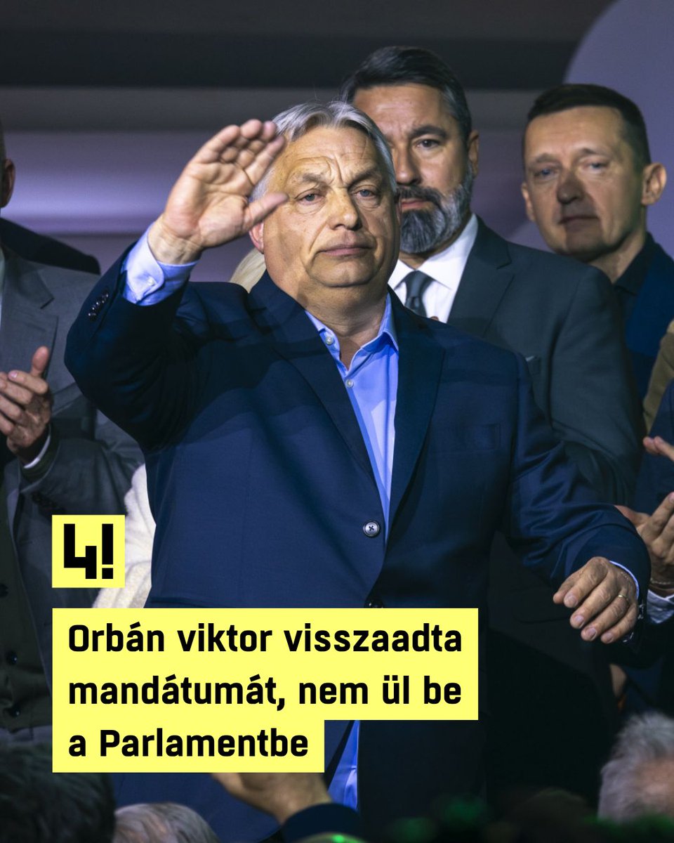Azt mondta, rá most nem a Parlamentben van szükség. 

Teljes cikk a 444-en: buff.ly/3nLvhWn