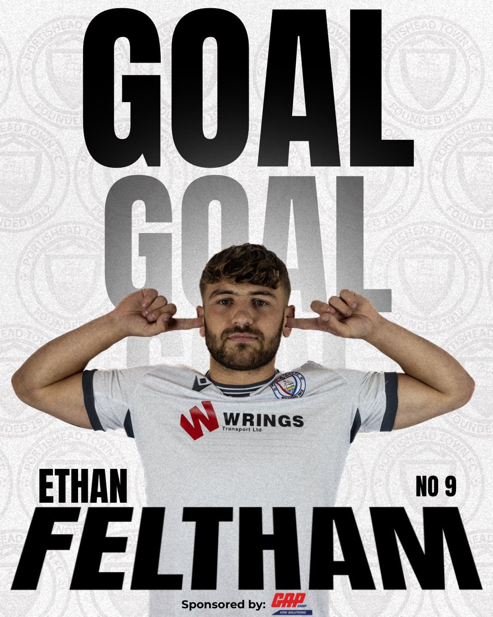 PortisheadTown's tweet photo. @swsportsnews 52 | GOOOOAAAALLL! Posset break from a Frome throw in, Murray holds it up and Thorne is released down the left, he crosses and Ethan Feltham leaps to head home!

Come on posset!

🔴 1-1 ⚪️

@swsportsnews https://t.co/P9Ll5sqIUb