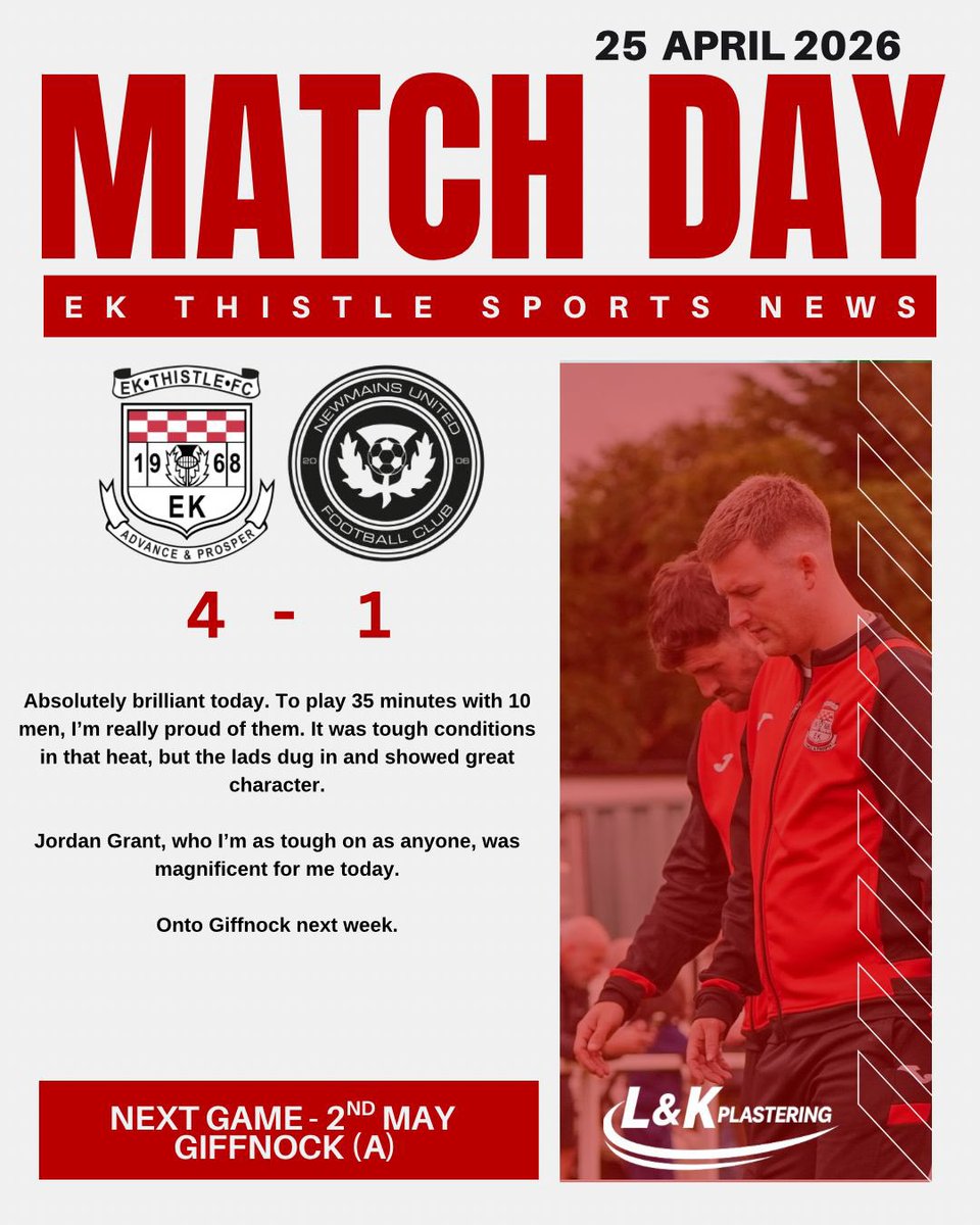 East Kilbride Thistle FC tweet media